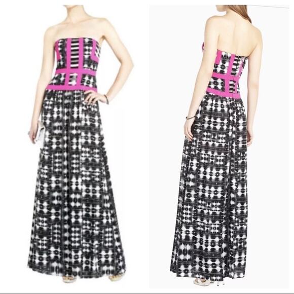 BCBG Max Azria Gracelyn Strapless Maxi Dress 2 - Picture 1 of 7
